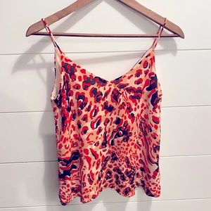 H & M leopard print tank